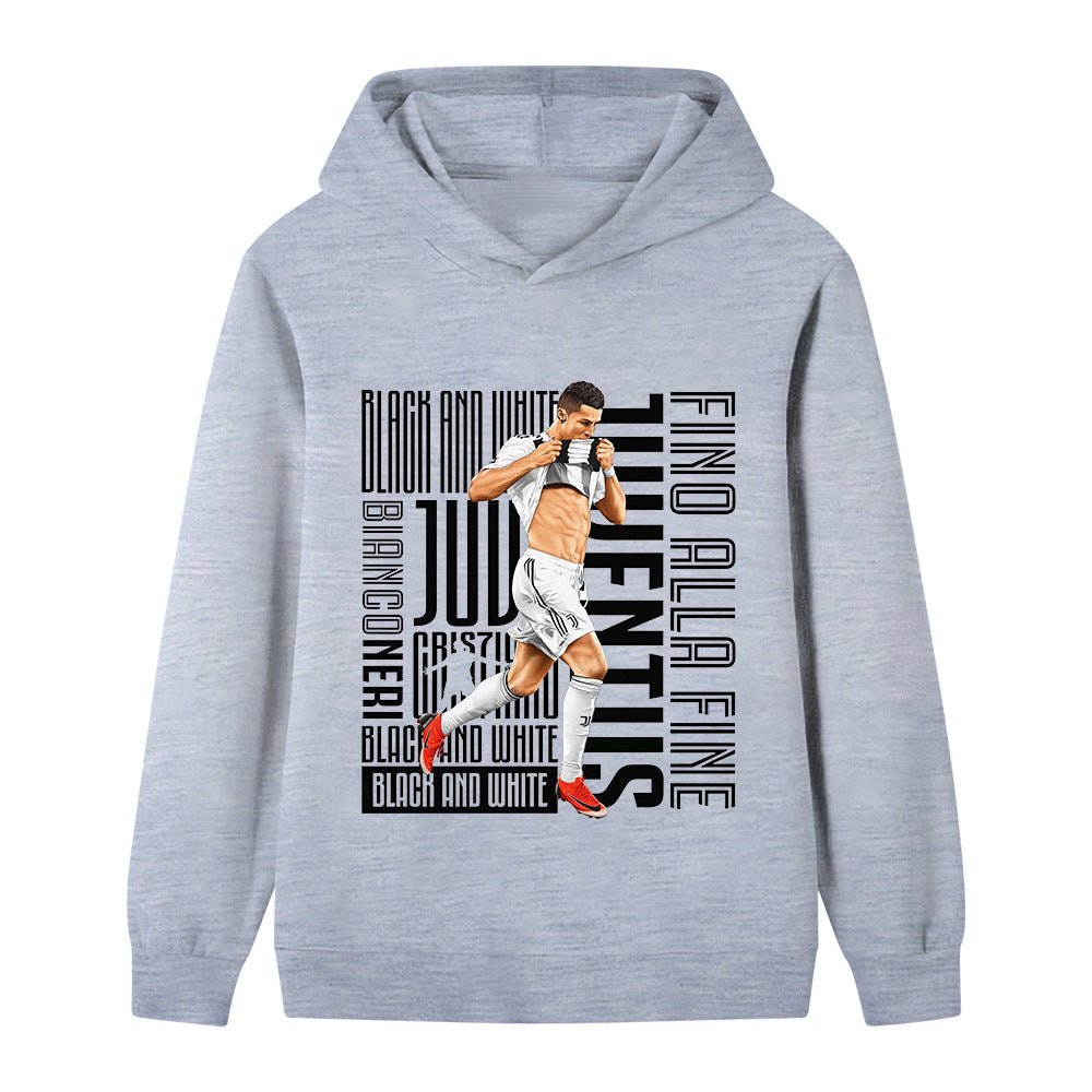Ronaldo Voetbal Hoodie Kinderen - Juventus - Zacht