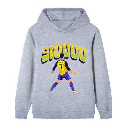 Cristiano Ronaldo Voetbal Hoodie Kinderen - Cool Design