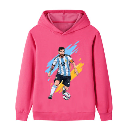 Lionel Messi Voetbal Hoodie Kinderen - Zacht