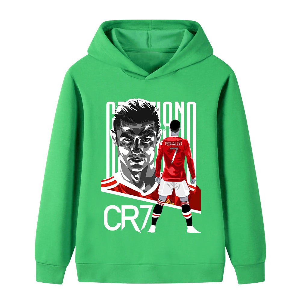 Cristiano Ronaldo Voetbal Hoodie Kinderen - Manchester United - Zacht