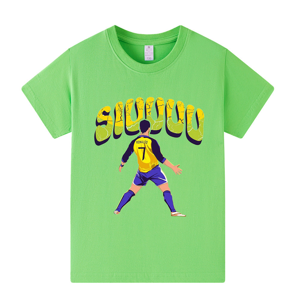 Cristiano Ronaldo Voetbal T-shirt Kinderen - Cool Design