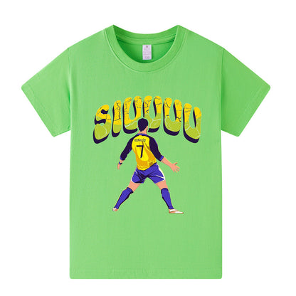 Cristiano Ronaldo Voetbal T-shirt Kinderen - Cool Design