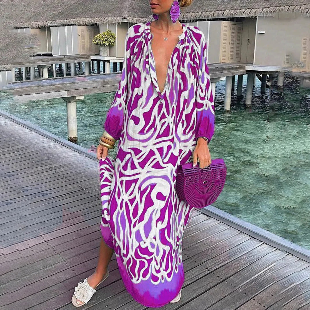 Elegante boho jurk