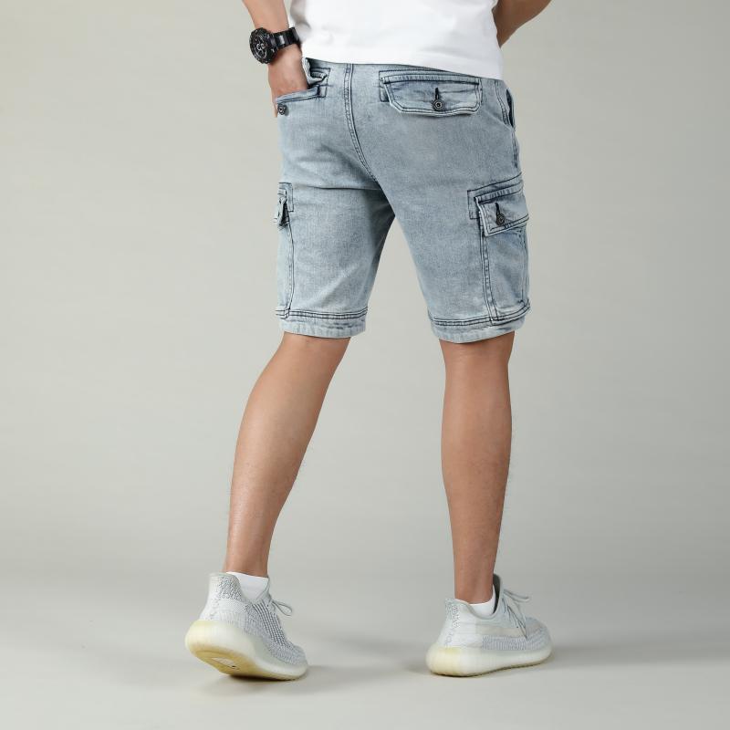 Ademende cargo shorts