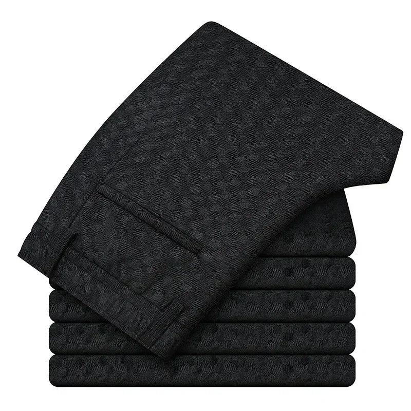 Geruite corduroy broek