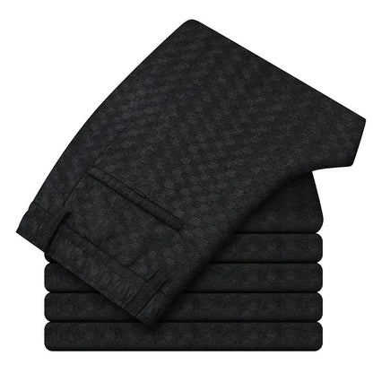 Geruite corduroy broek