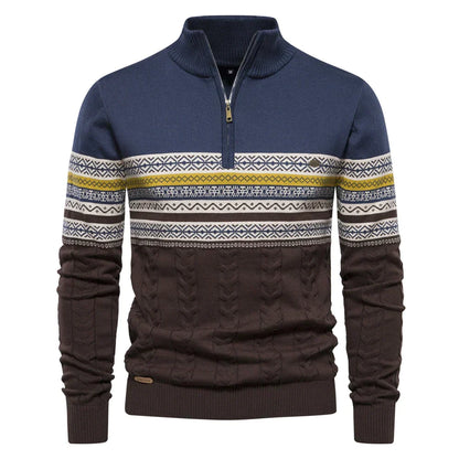 Sweater van hoge kwaliteit met retro patronen