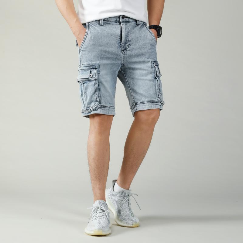 Ademende cargo shorts