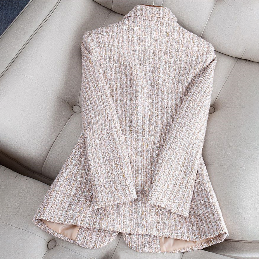 Geruite blazer voor dames