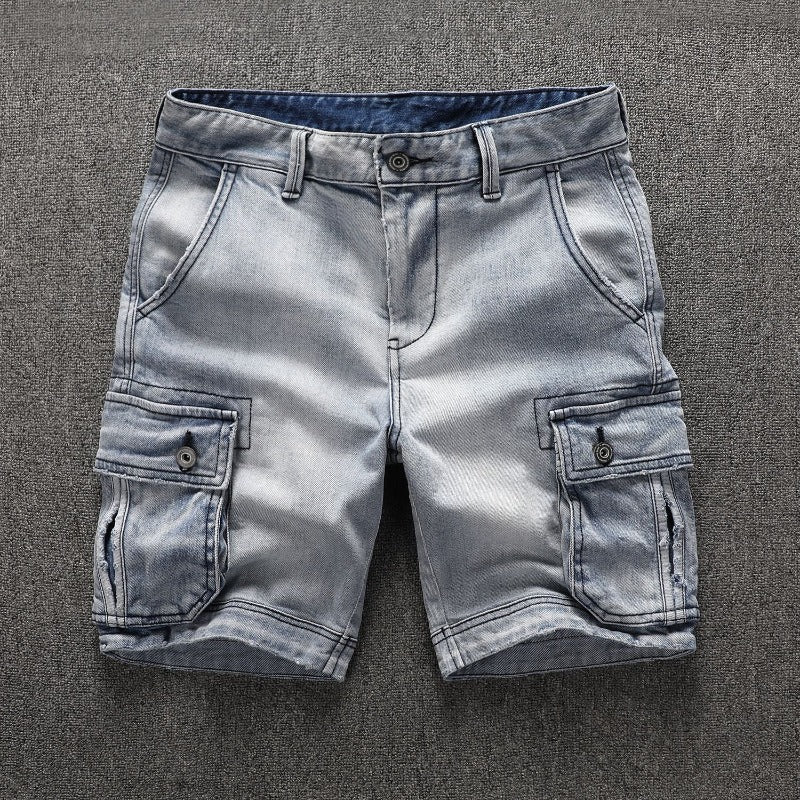 Ademende cargo shorts