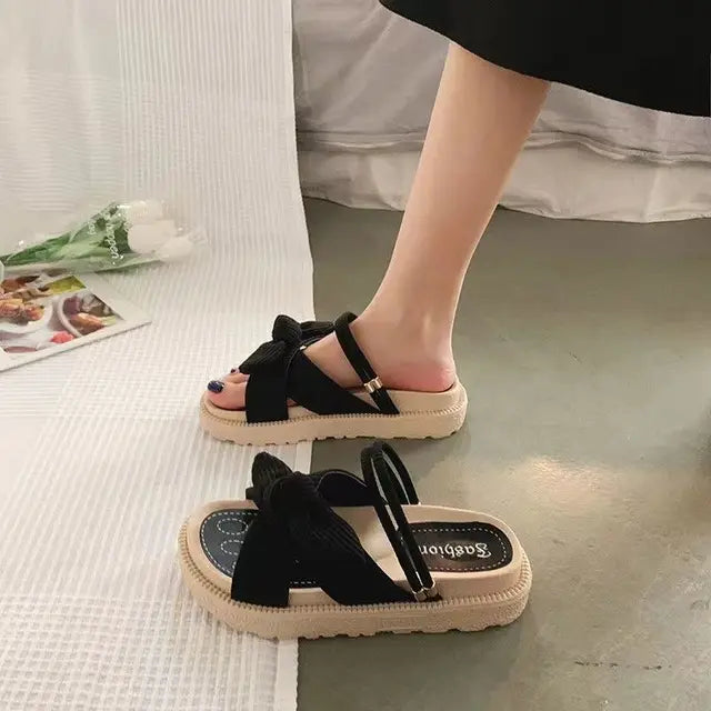 Espadrillesandalen met bandjes