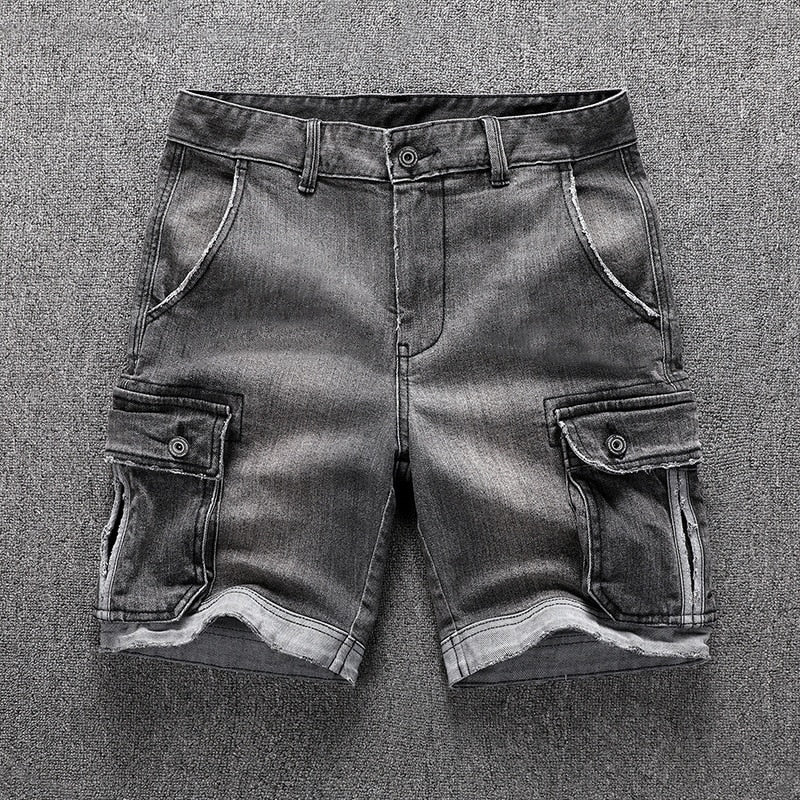 Ademende cargo shorts