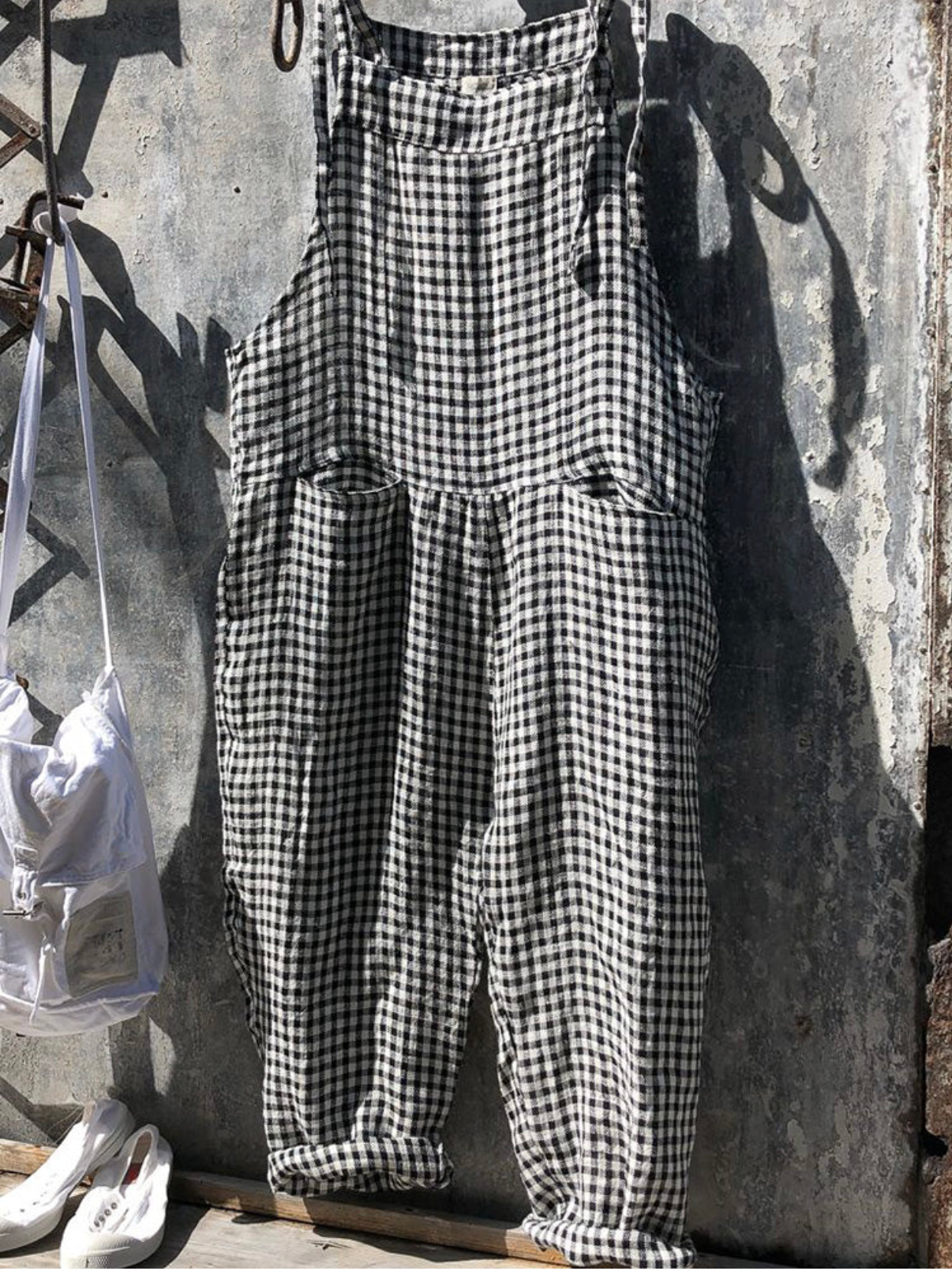 Gestreepte casual jumpsuit