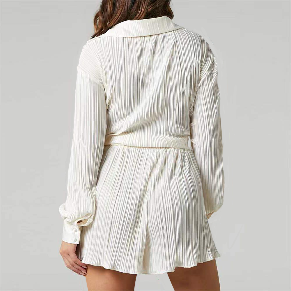 Geplooide coördinatie set