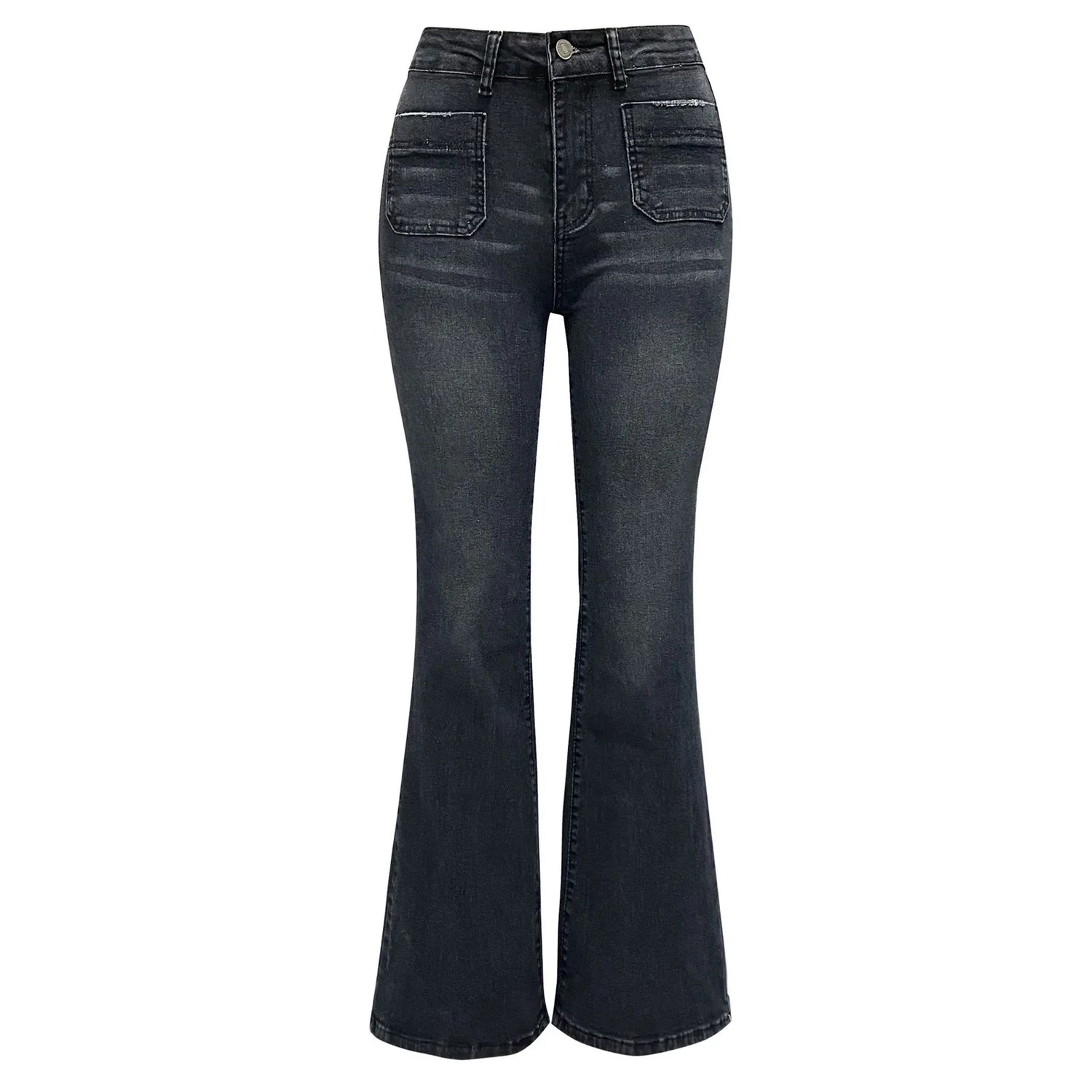 Chique bootcut jeans met een lage taille