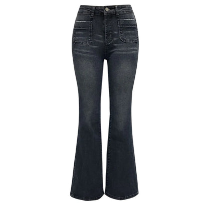 Chique bootcut jeans met een lage taille