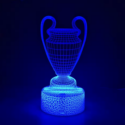 Voetbal 3D Illusie LED-Lamp - Nachtlampje - 16 Kleuren