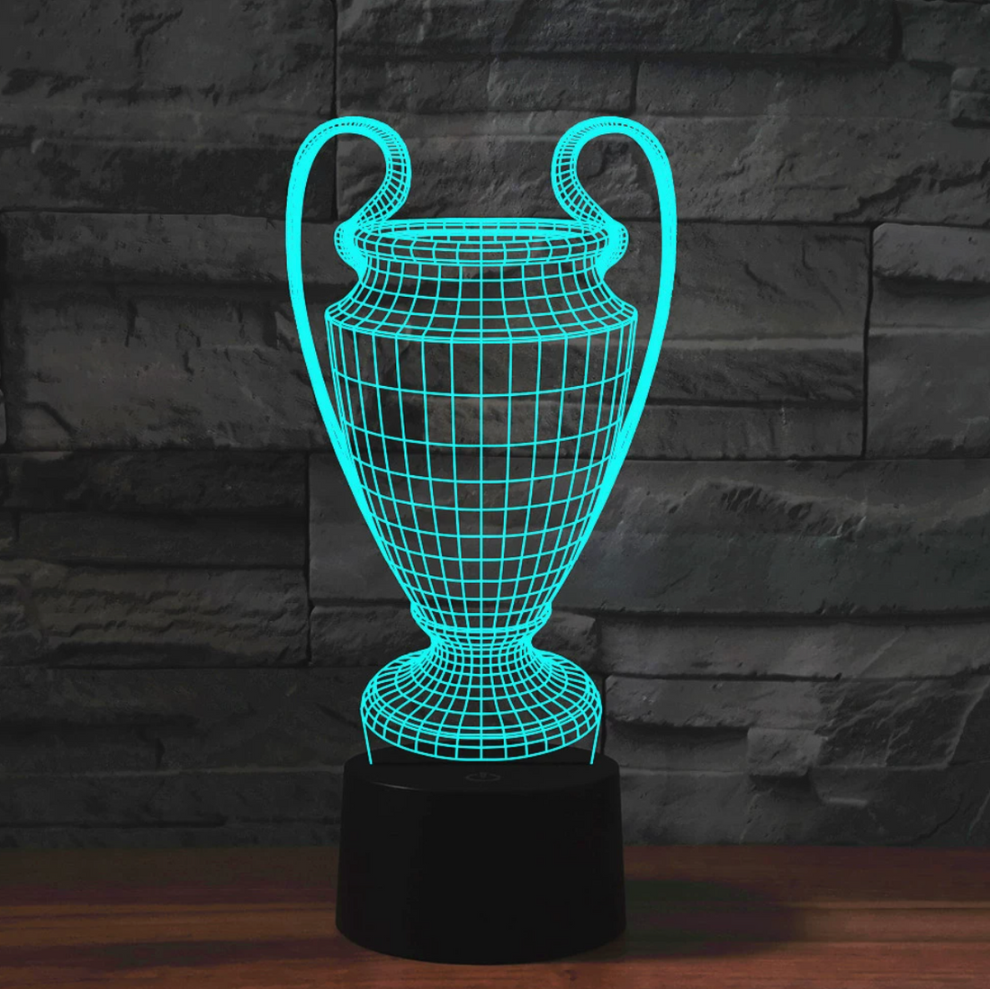 Voetbal 3D Illusie LED-Lamp - Nachtlampje - 16 Kleuren
