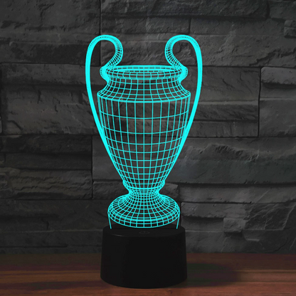 Voetbal 3D Illusie LED-Lamp - Nachtlampje - 16 Kleuren