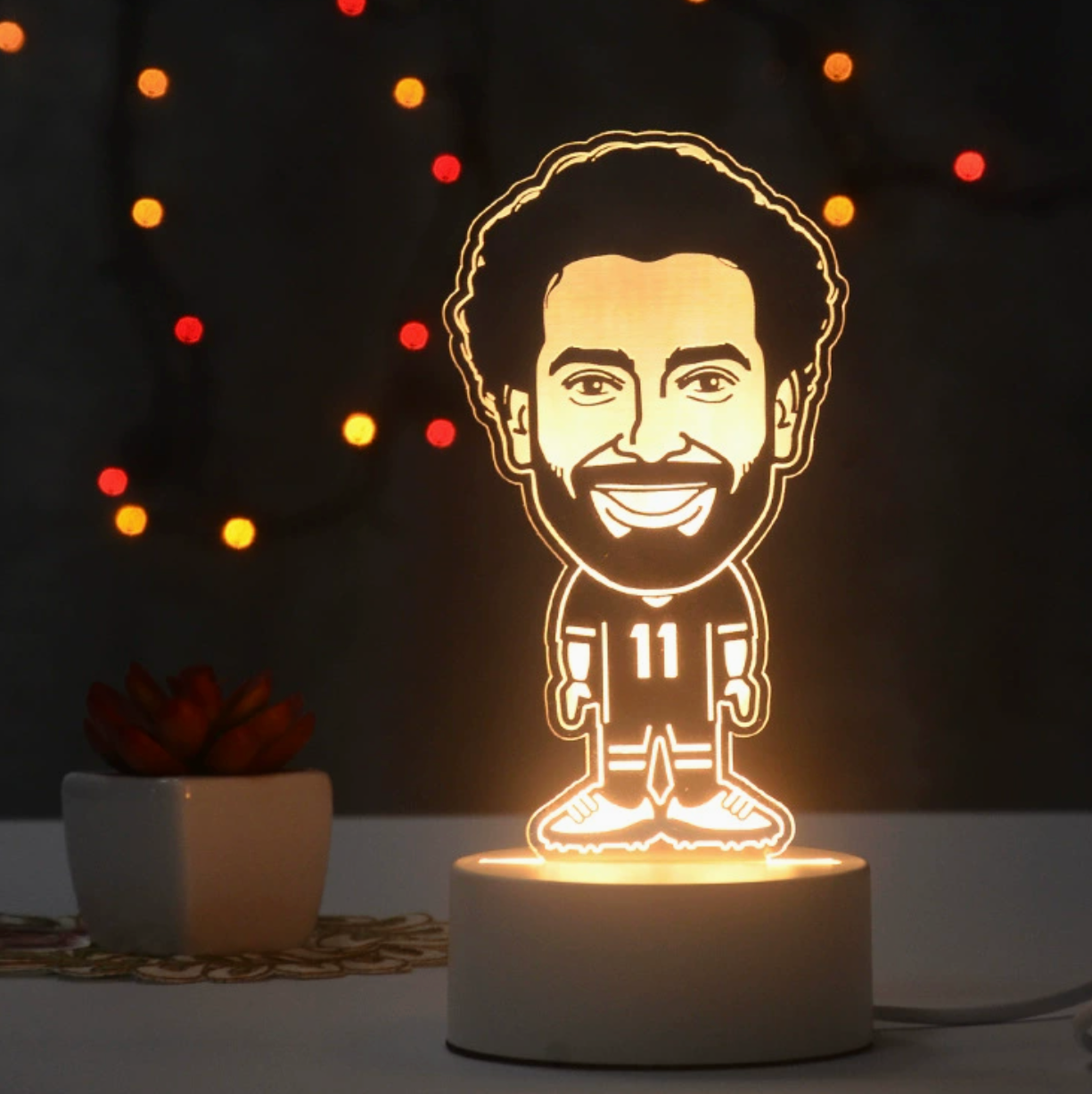 Voetbal 3D Illusie LED-Lamp - Nachtlampje - Cool Design