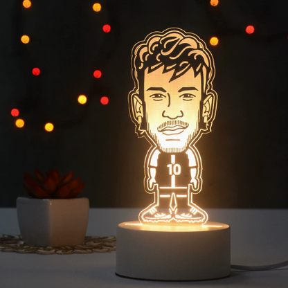 Voetbal 3D Illusie LED-Lamp - Nachtlampje - Cool Design