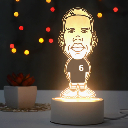 Voetbal 3D Illusie LED-Lamp - Nachtlampje - Cool Design