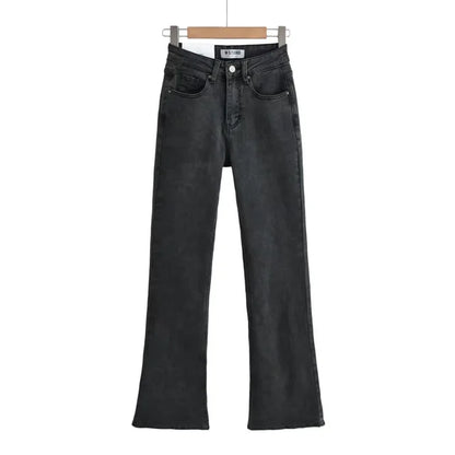 Ara | jeans met hoge taille en hartvormige franjes