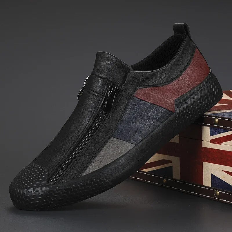 Handgemaakte leren casual schoenen