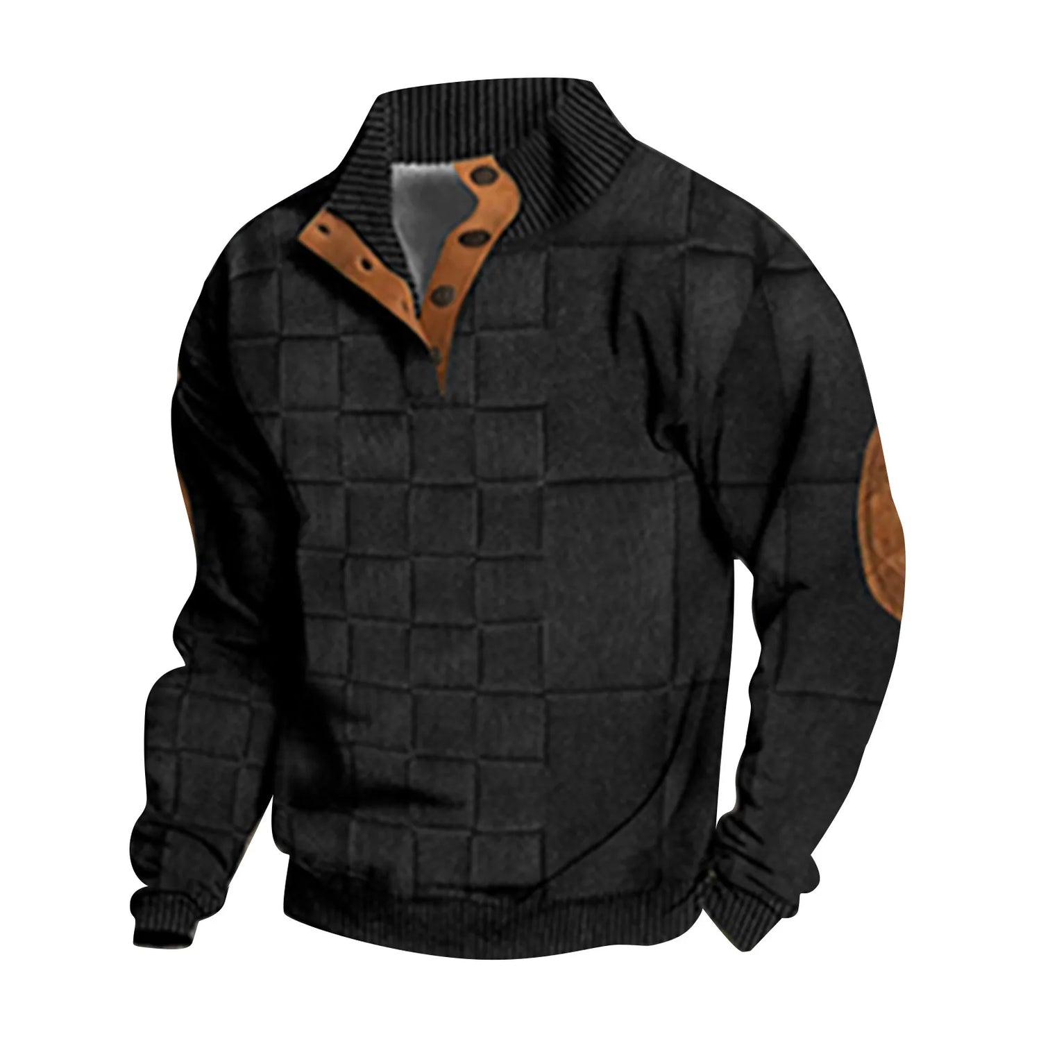 Casual retro kasjmier overhemd voor mannen