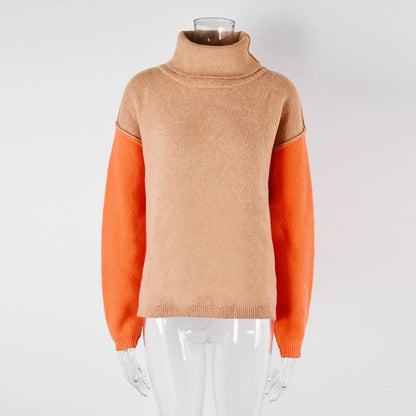 Prachtige pullover met kleurblokken