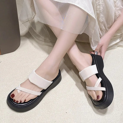 Zomerse sandalen met clip-toe