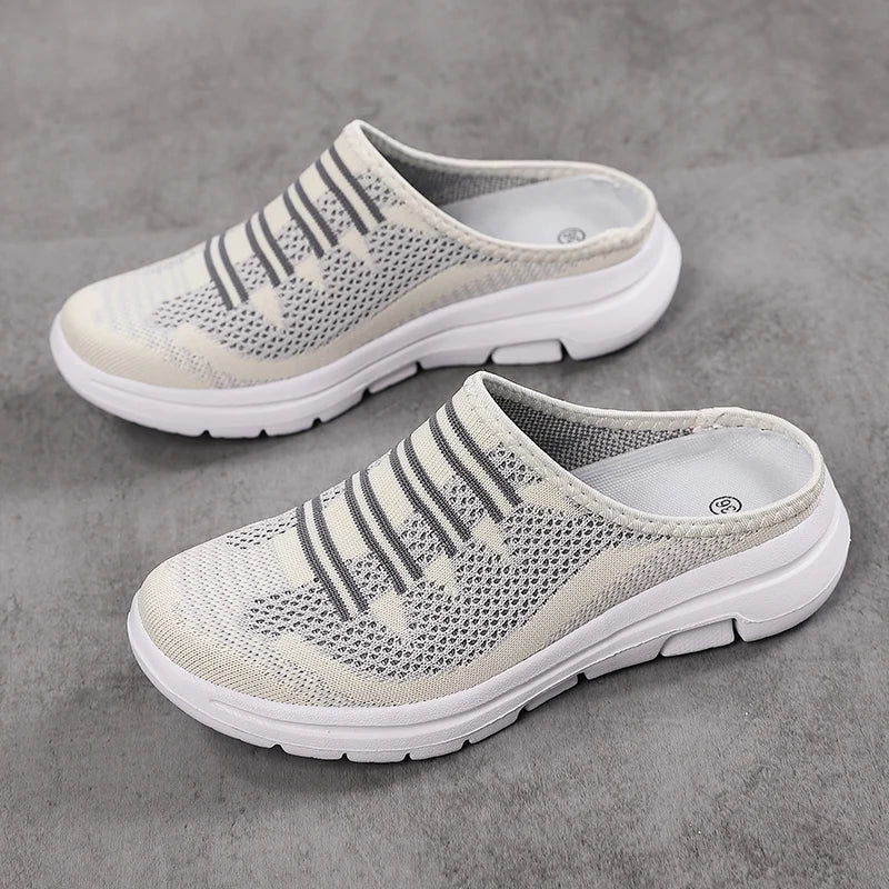 Lichtgewicht mesh sleehak damesschoenen