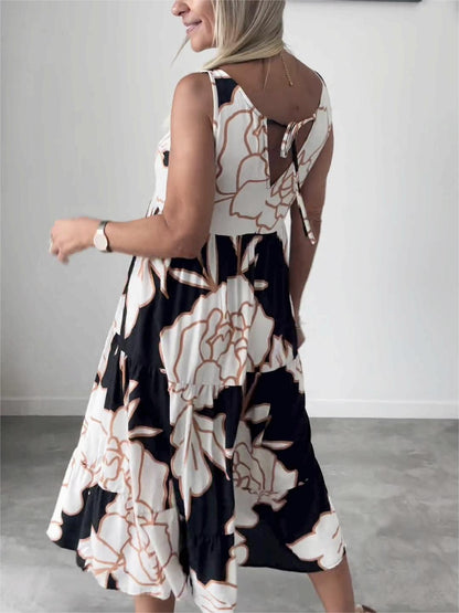 Eveline | Stijlvolle Jurk met Bloemenprint