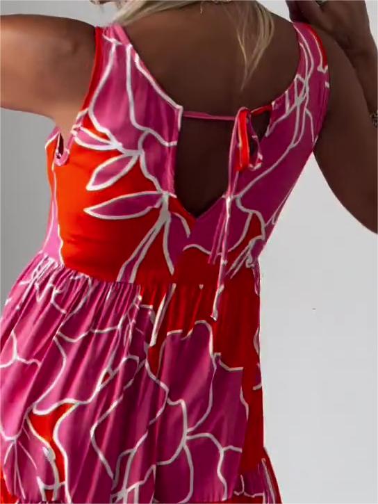 Eveline | Stijlvolle Jurk met Bloemenprint