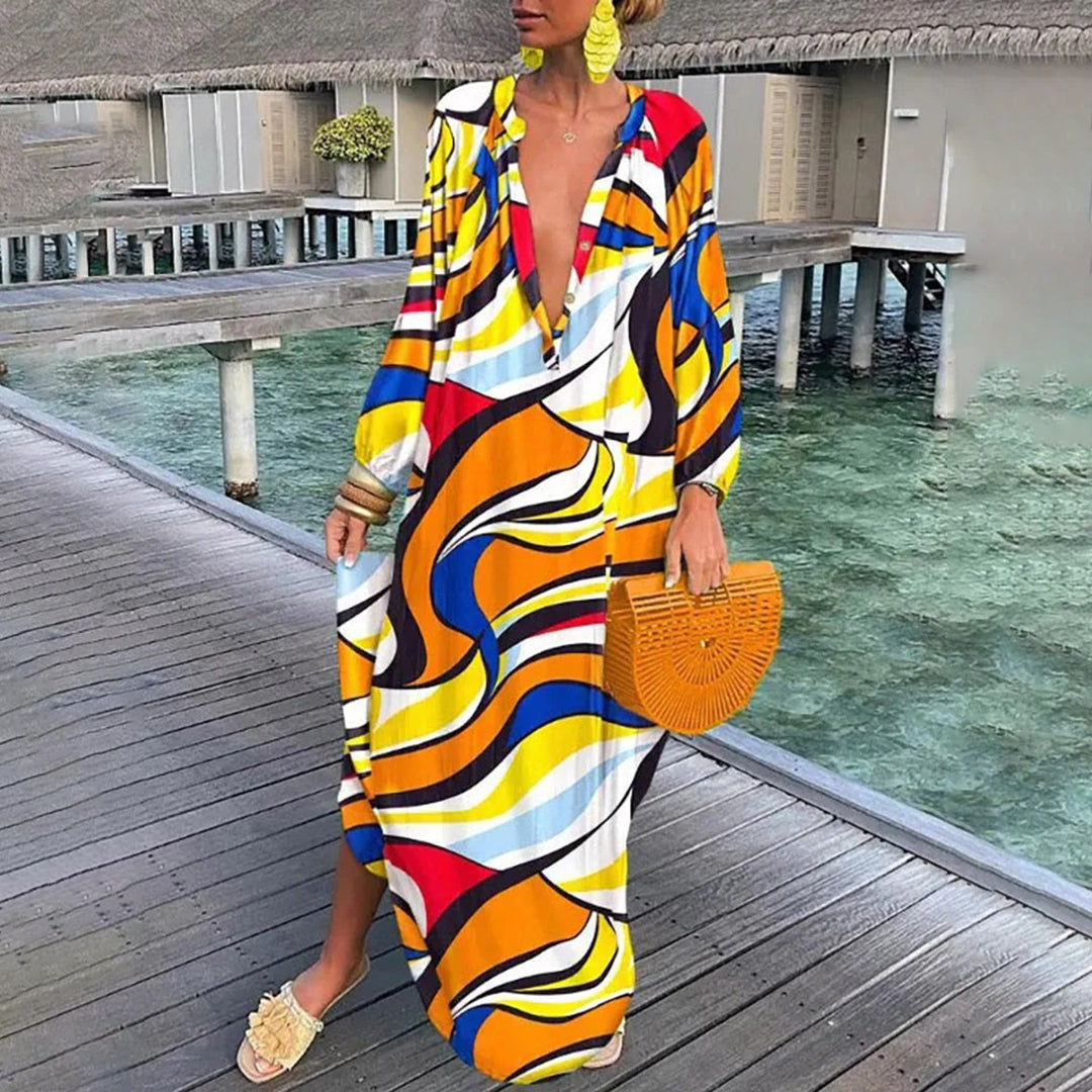 Elegante boho jurk