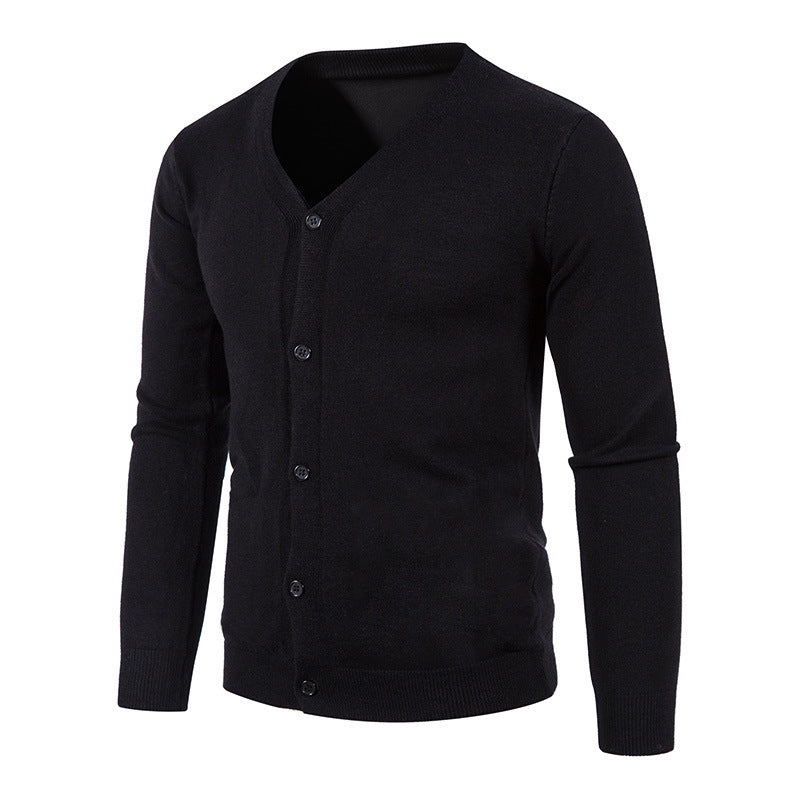 Grof casual jack met V-hals