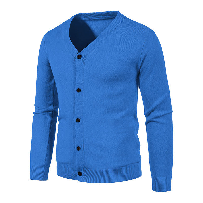 Grof casual jack met V-hals