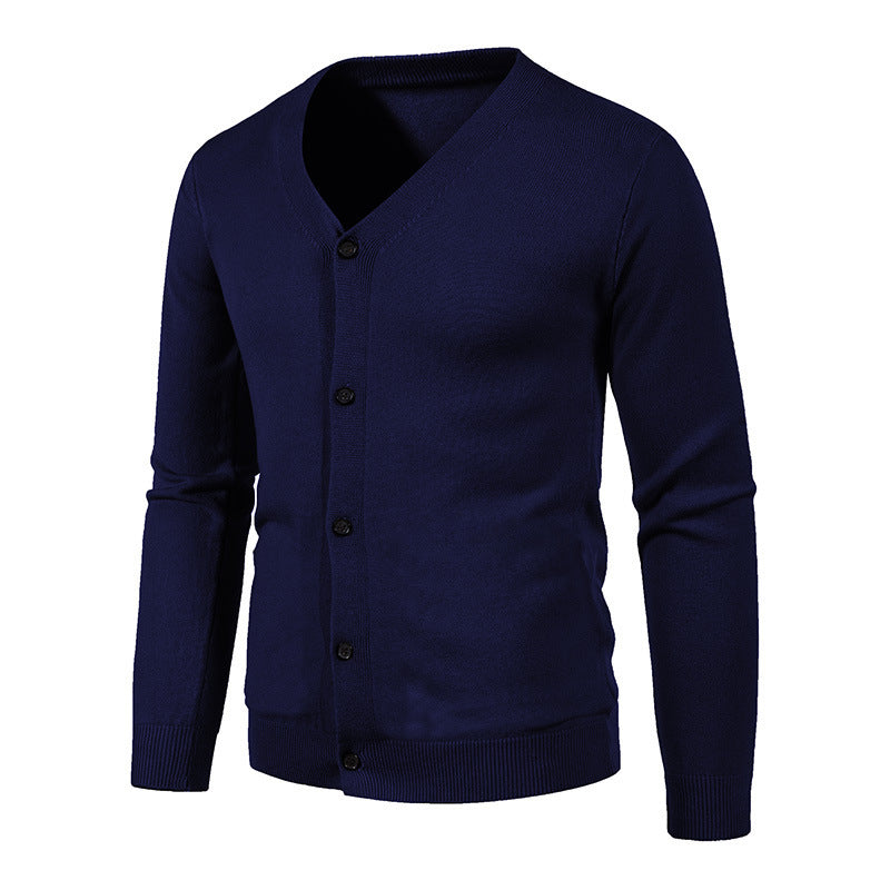 Grof casual jack met V-hals