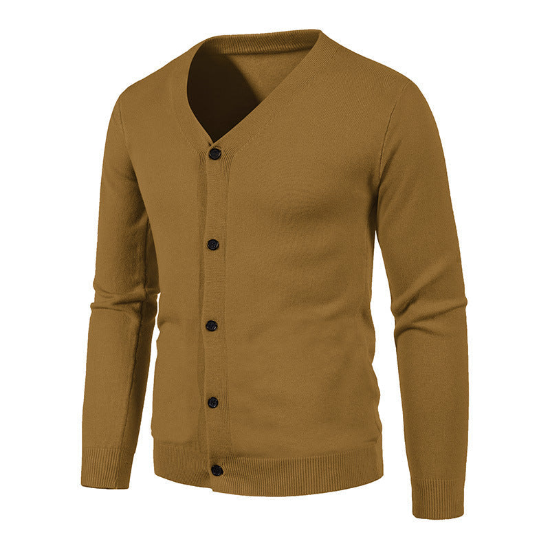 Grof casual jack met V-hals