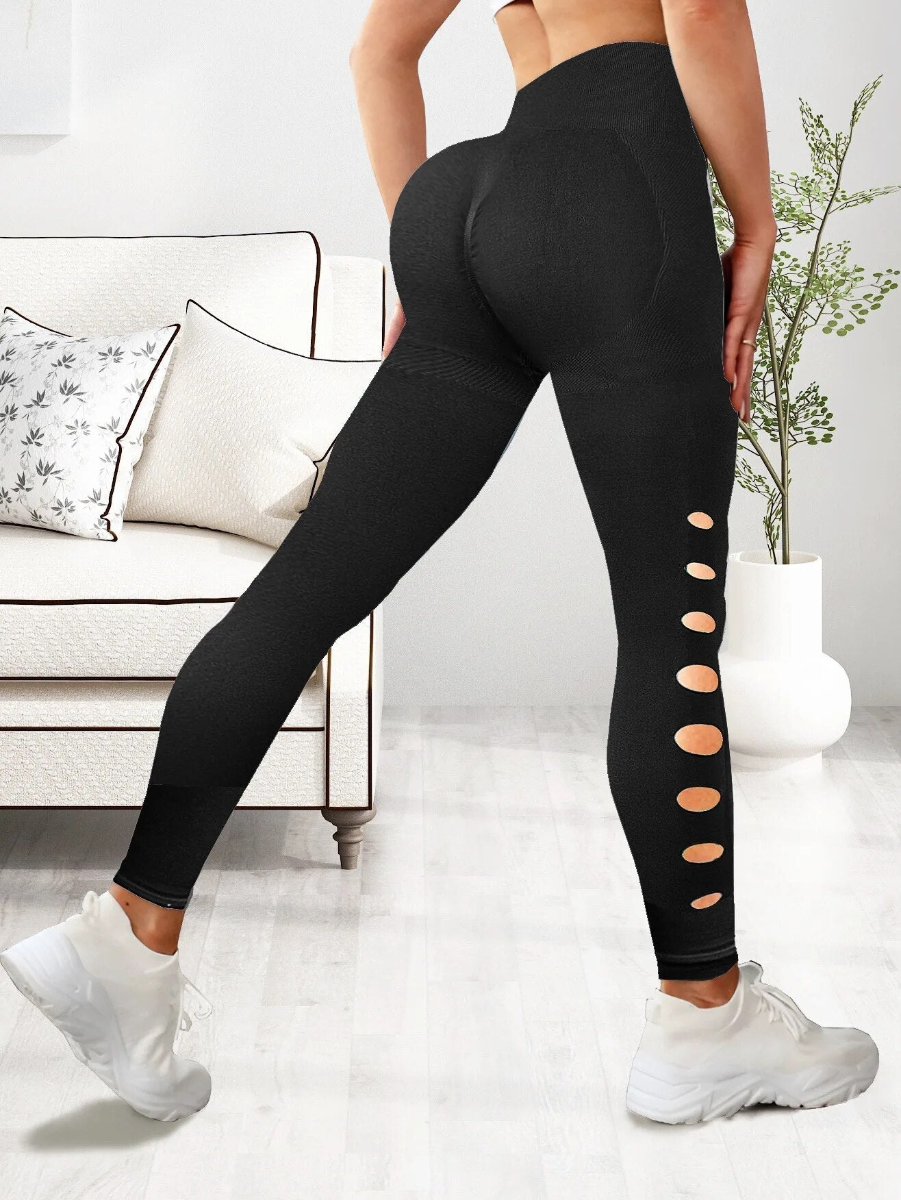 Dames legging met hoge taille en billenlifting