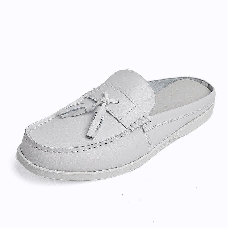 Designer Loafers Casual halve teen schoenen