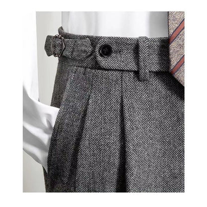 Herenpantalon in tweed