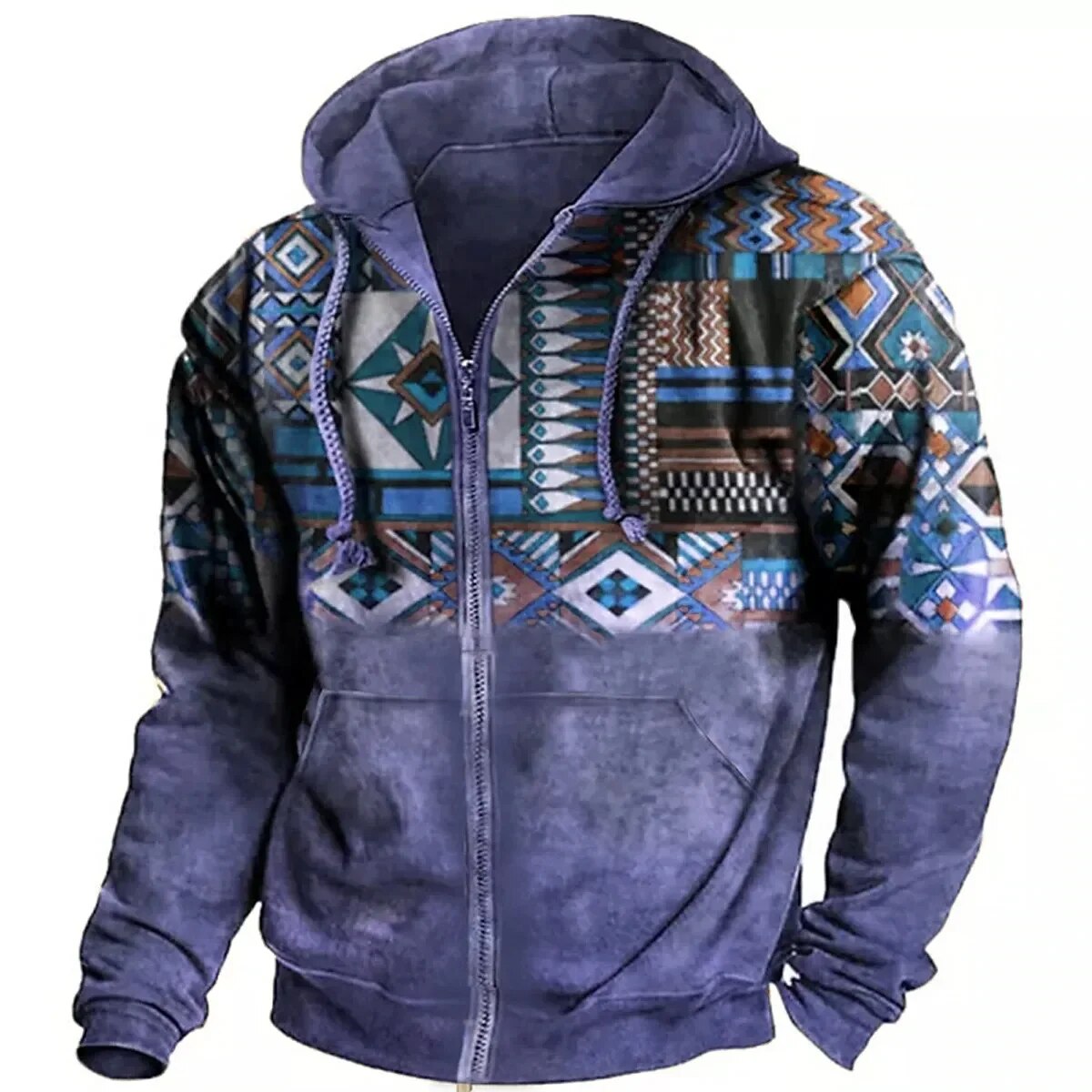 Retro Outdoor Jas Vintage Heren Hoodie