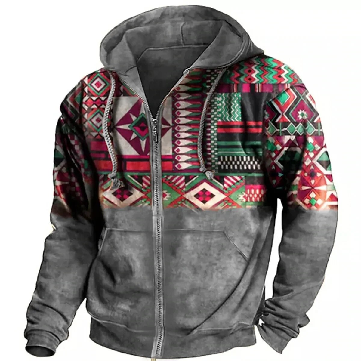 Retro Outdoor Jas Vintage Heren Hoodie