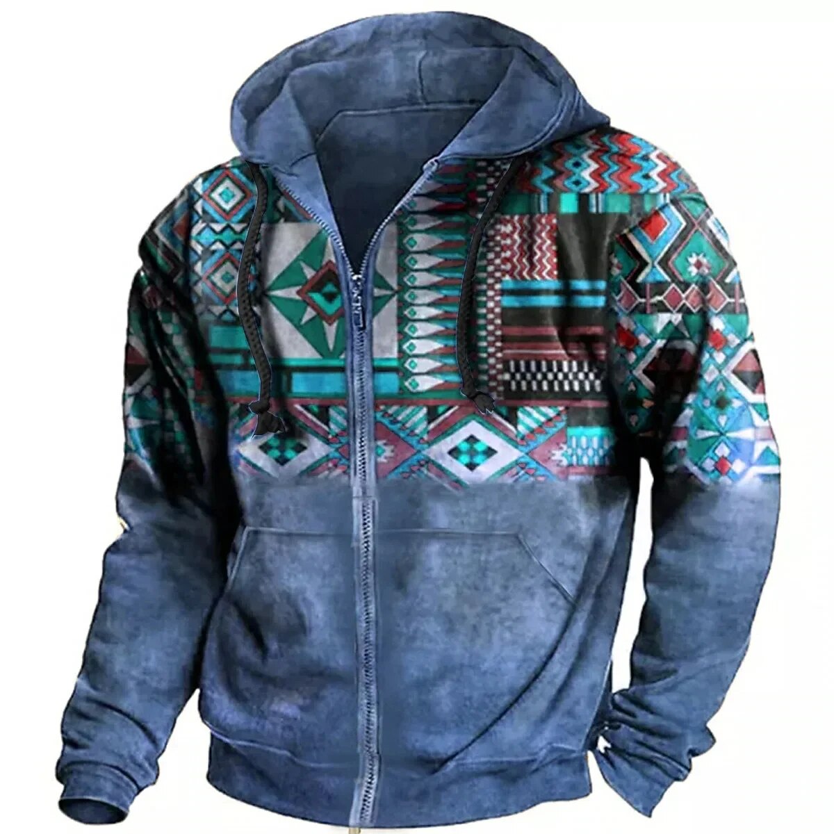 Retro Outdoor Jas Vintage Heren Hoodie