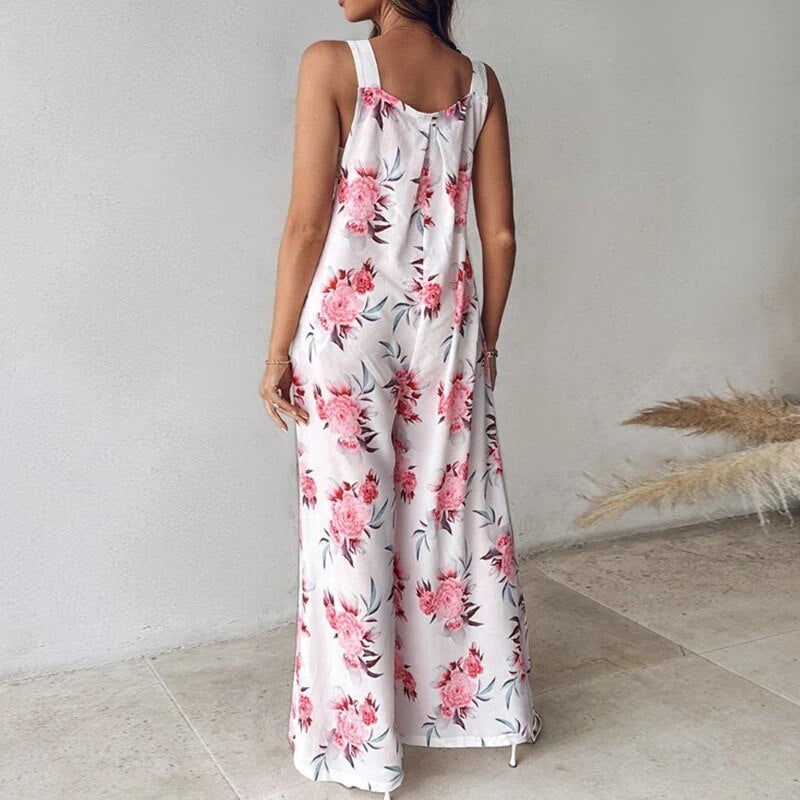 Jumpsuit met zomerse bloemenprint voor dames
