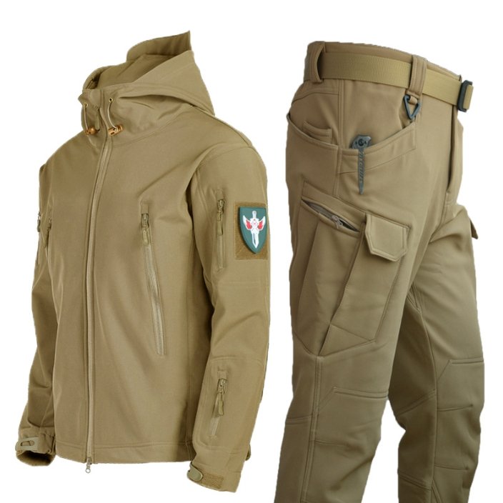 Waterdichte militaire jas en broek