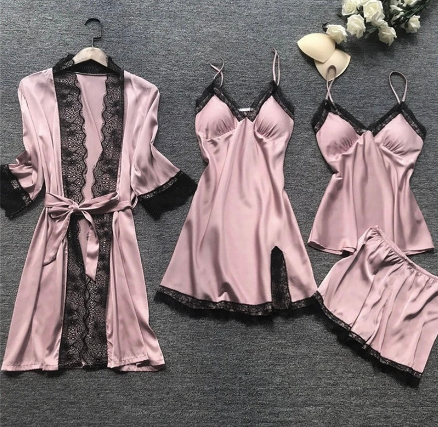 Louisa | Satijnen pyjamaset