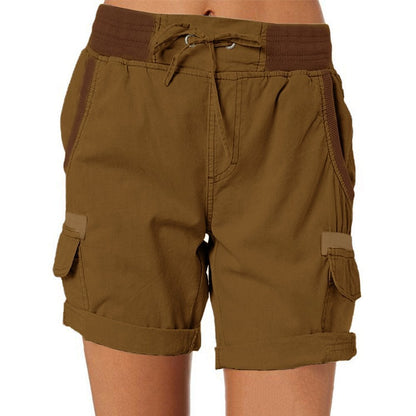 Korte broek met hoge taille