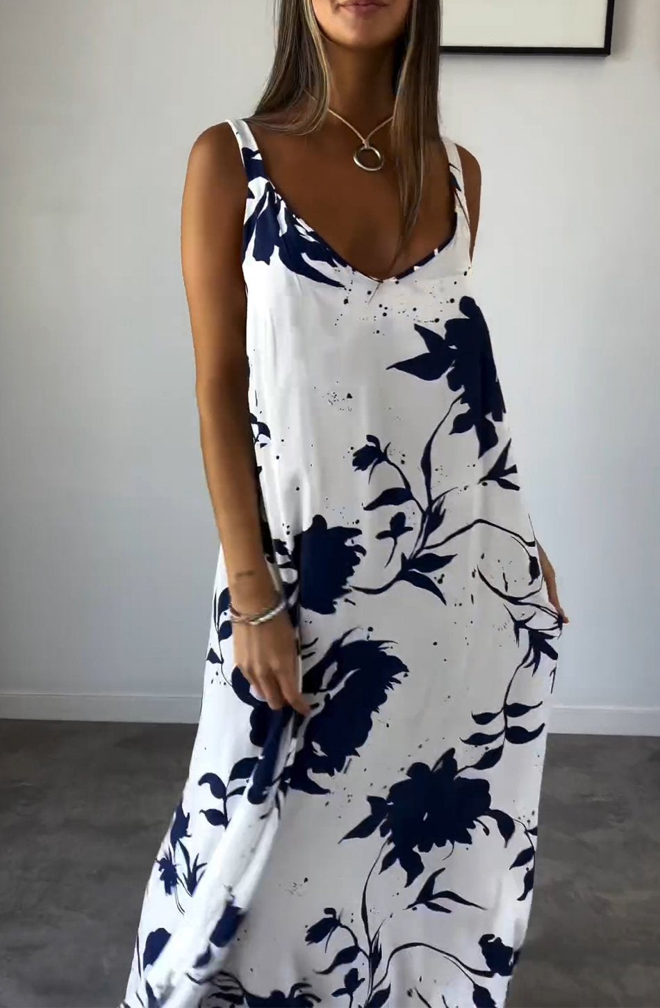 Elynn | Comfy Gedrukte jurk